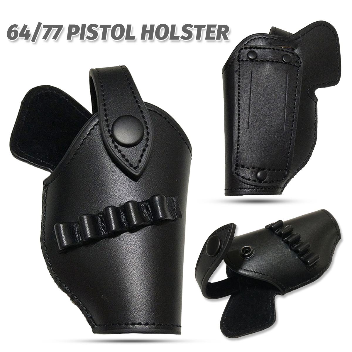 Outdoor Hunting Movies - 64/77 Tactical Pistol Holster Waist Leather