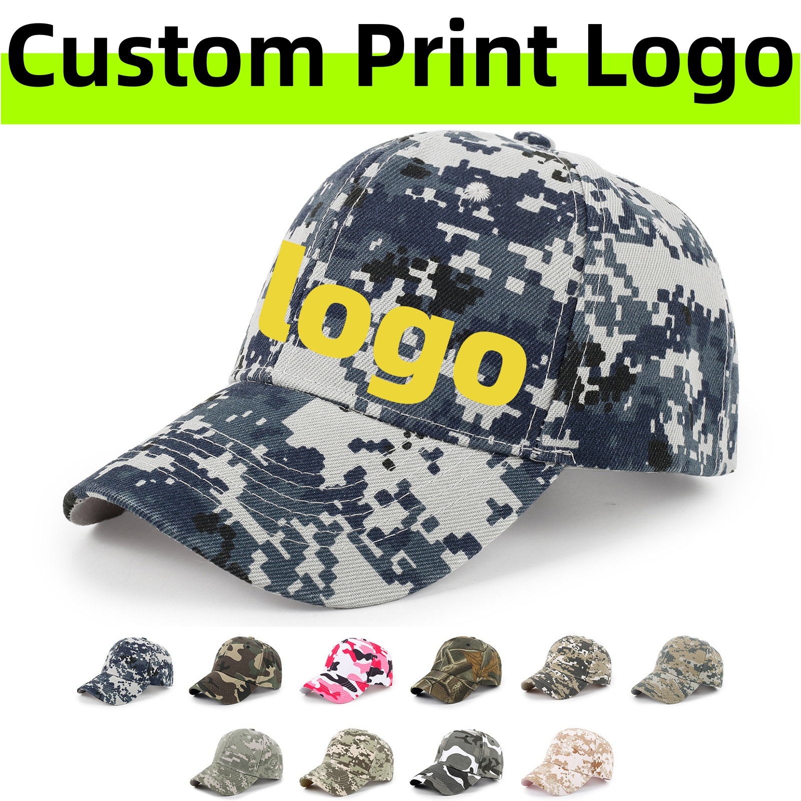 Hunting Outdoor Hats - Customized Printed Logo Outdoor Sunscreen Sun