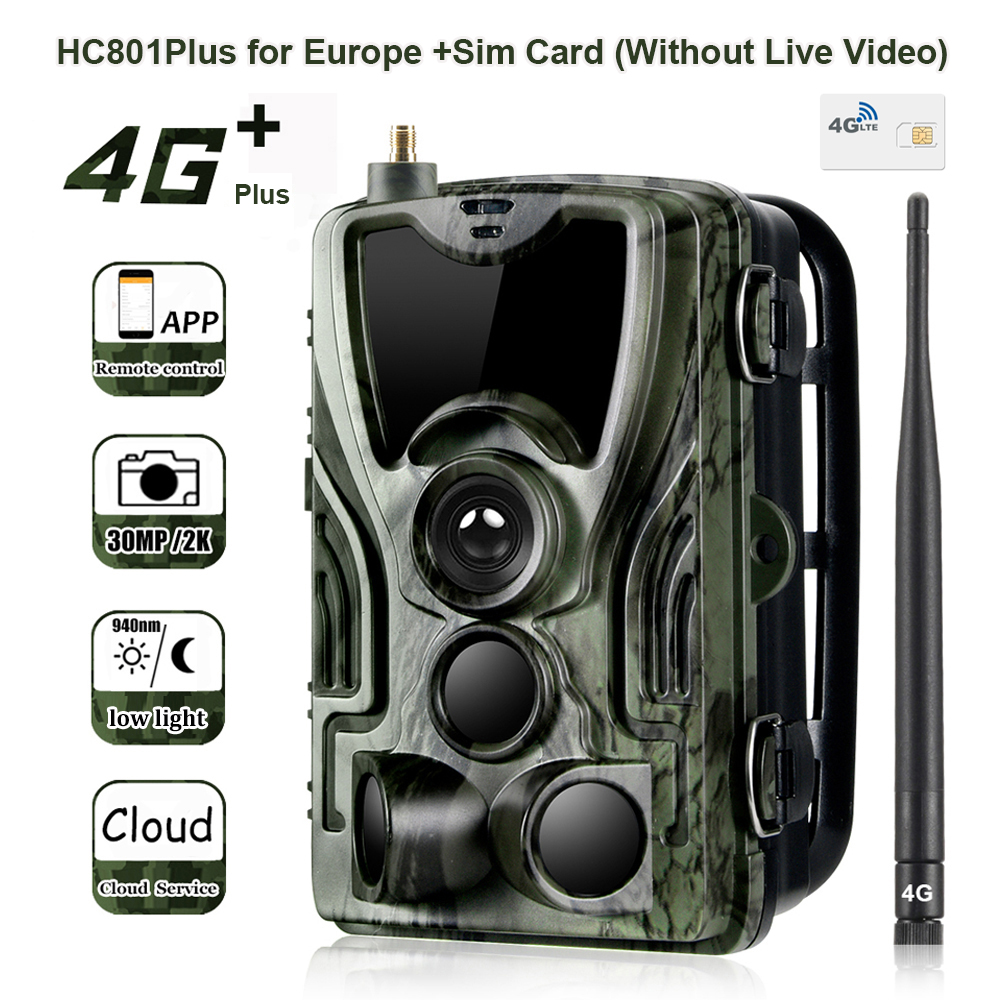 Outdoor Hunting Video Camera - 4G Wireless Trail Camera HC801PRO with