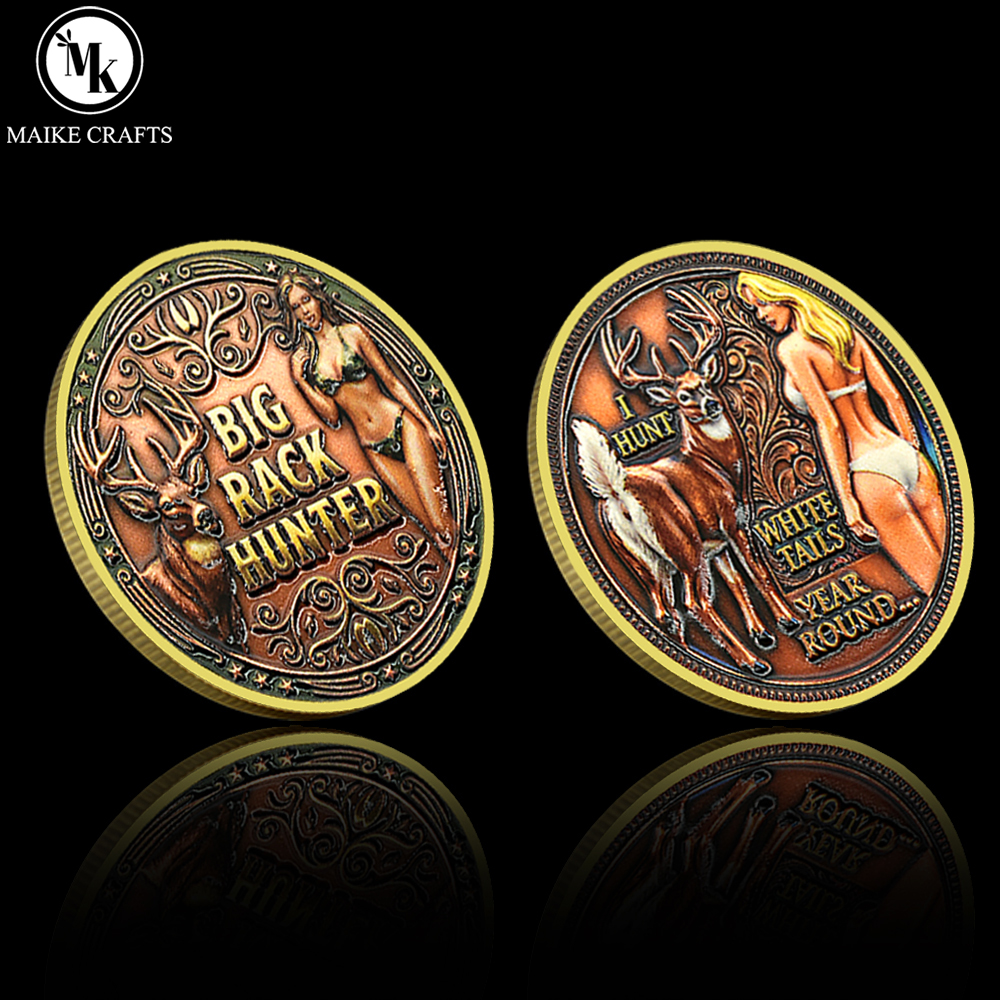 Outdoor Hunting Movies - Big Rack Hunter Commemorative Coin Deer