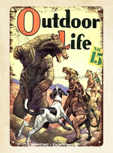 Outdoor Hunting Dogs - Outdoor Life 1938 magazine cover bear