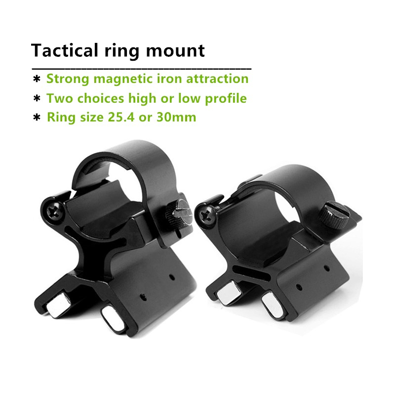 Hunting & Outdoor Supplies - Tactical Adjustable Aluminum 25.4mm Scope Flashlight