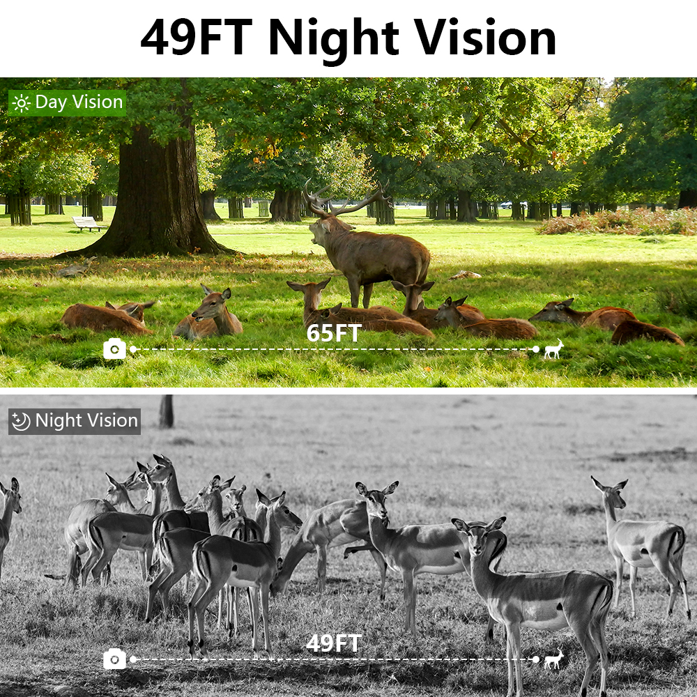WiFi Trail Camera, 60MP Wildli - Outdoor Hunting Video Camera incelemesi ve fiyatı