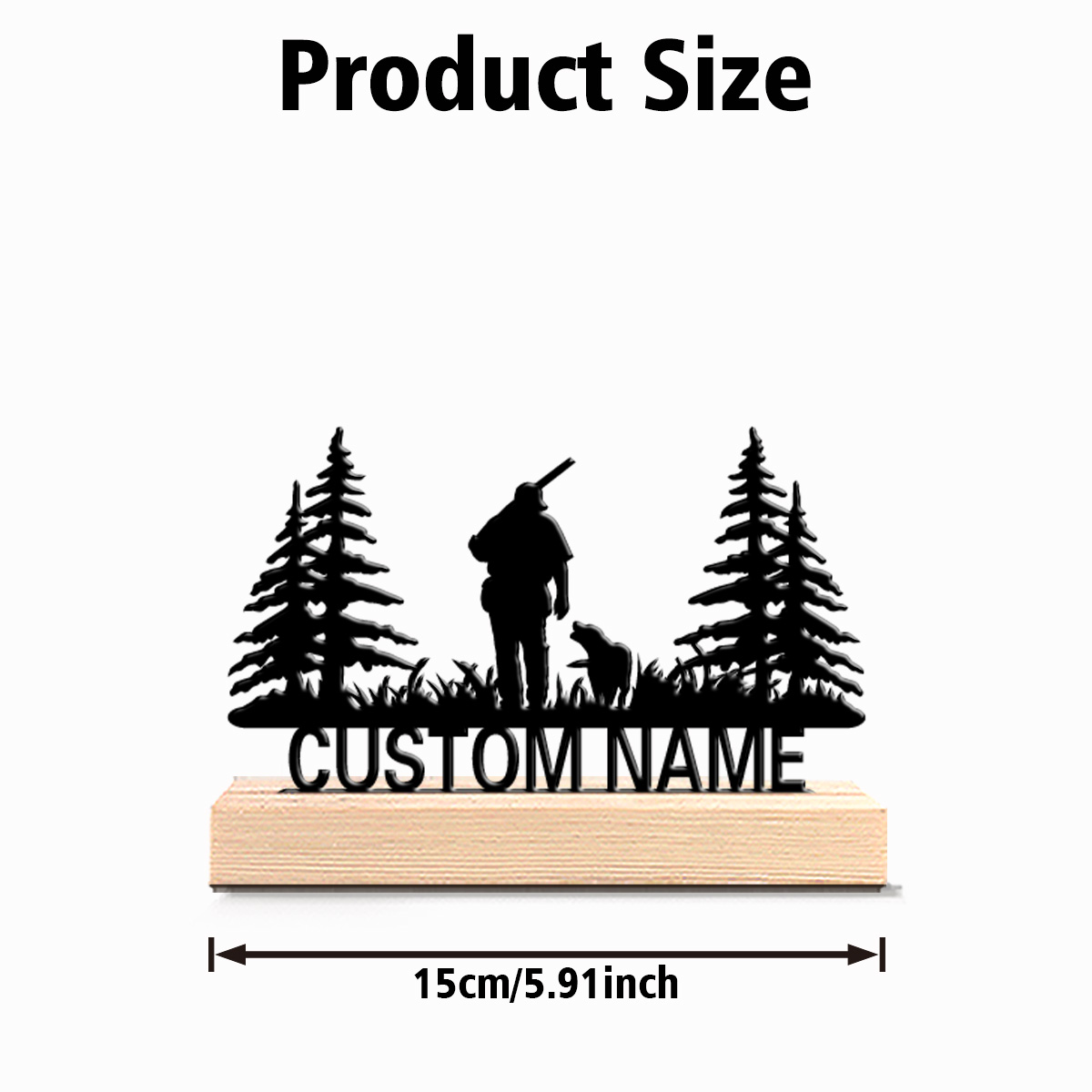 1pc Fashion ersonalized Custom - Hunting Outdoor Christmas Decorations incelemesi ve fiyatı