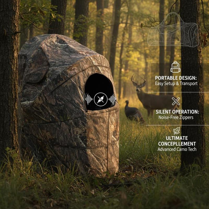 Hunting Blind 1 Person For Dee - Hunting & Outdoor Supplies incelemesi ve fiyatı