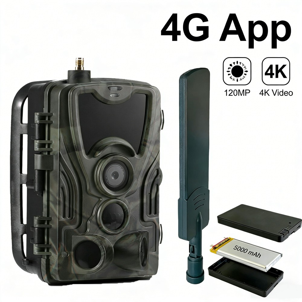 4G 4K 120MP Live Video 5000mAh - Outdoor Hunting Video Camera incelemesi ve fiyatı