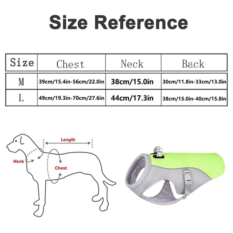 medium-sized dog Cooling Vest  - Outdoor Hunting Dogs incelemesi ve fiyatı