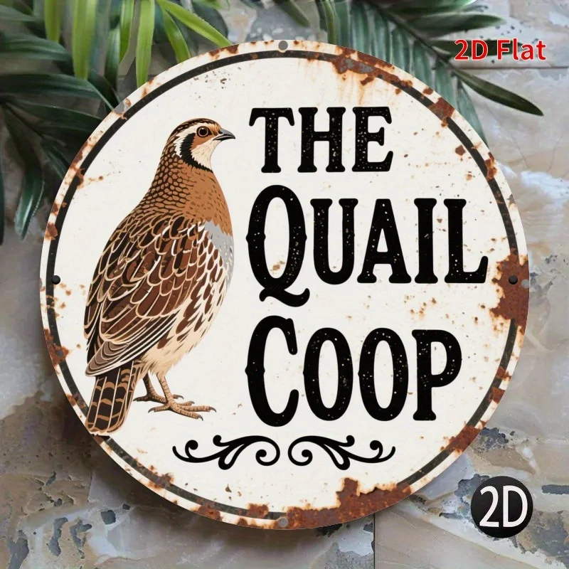 2D Flat Metal Sign The Quail C - Hunting Quail incelemesi ve fiyatı