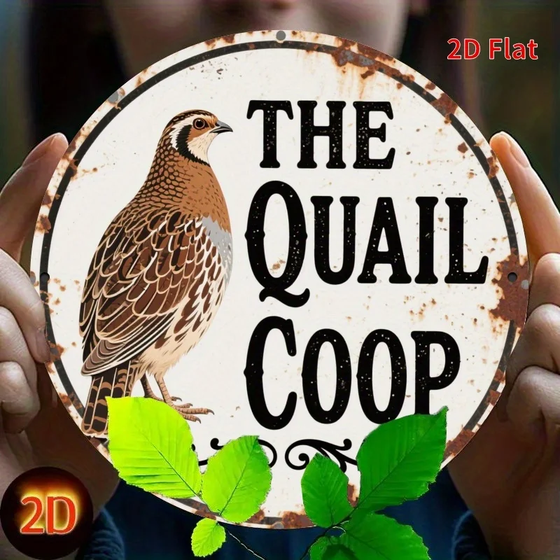 2D Flat Metal Sign The Quail C - Hunting Quail incelemesi ve fiyatı