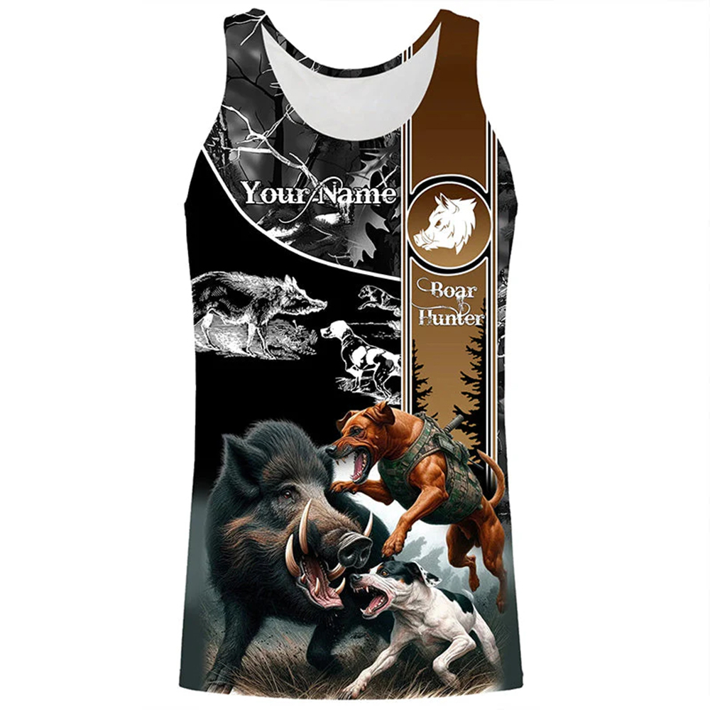 Custom Name Boar Hunter Tank T - Outdoor Hunting Dogs incelemesi ve fiyatı