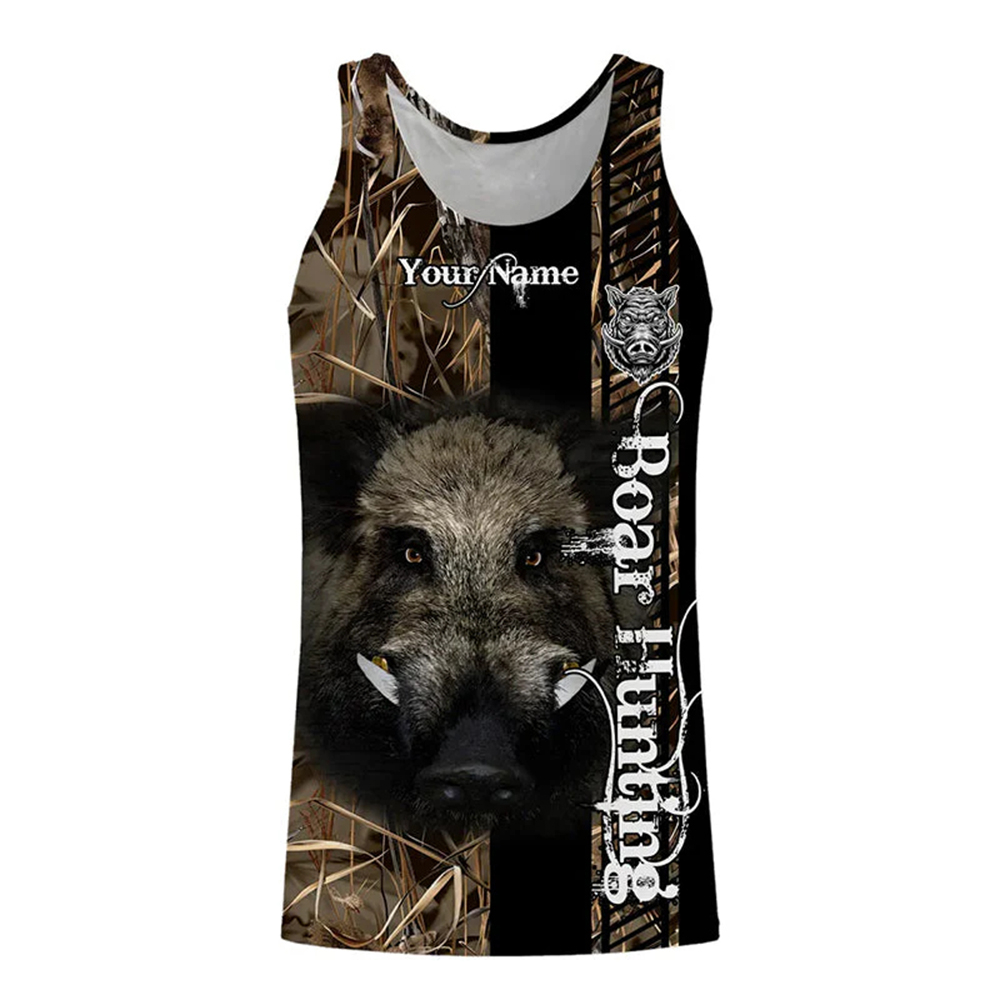 Custom Name Boar Hunter Tank T - Outdoor Hunting Dogs incelemesi ve fiyatı