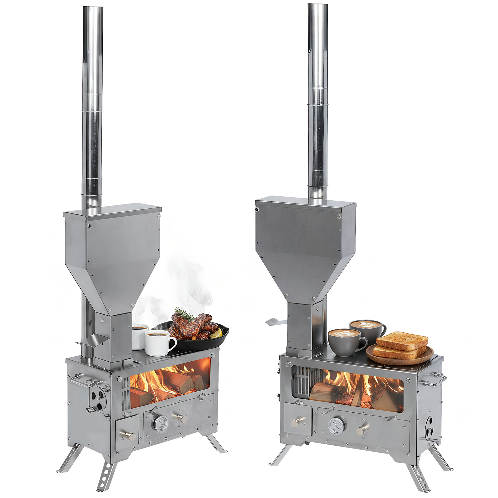 Portable Wood-Burning Camp Sto - Hunting Fishing Outdoor incelemesi ve fiyatı