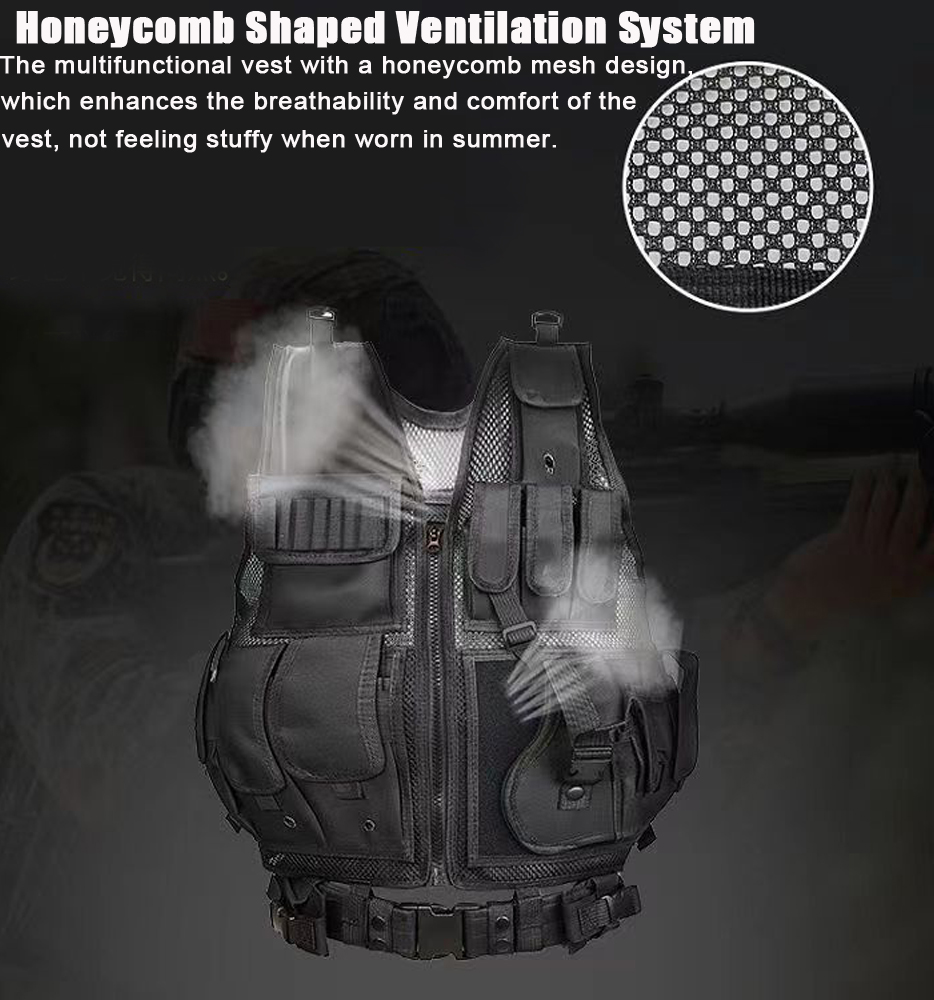 Adjustable Molle Tactical Vest - Outdoor Hunting Coat incelemesi ve fiyatı