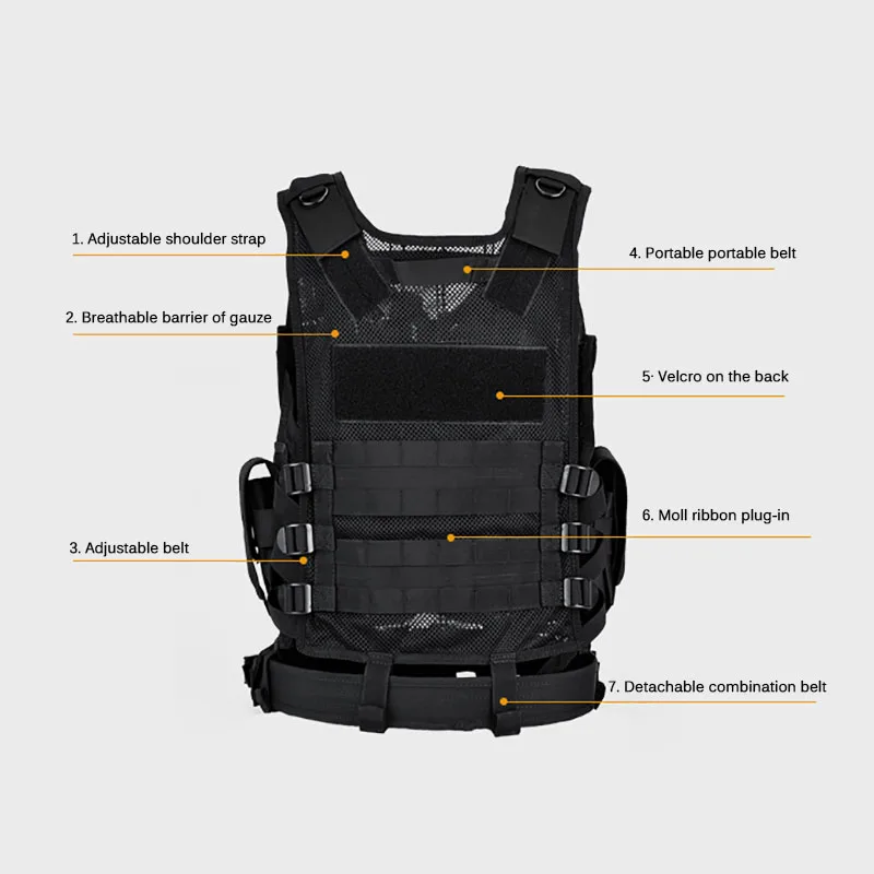 Adjustable Molle Tactical Vest - Outdoor Hunting Coat incelemesi ve fiyatı