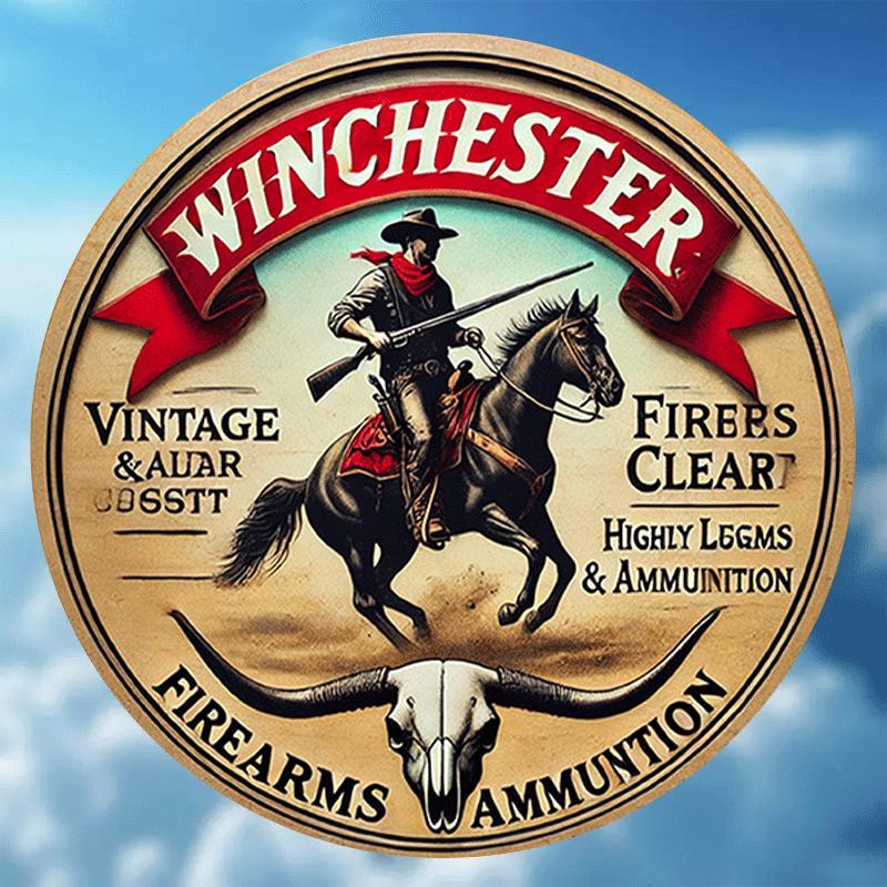 Winchester vintage round metal - Outdoor Hunting House incelemesi ve fiyatı