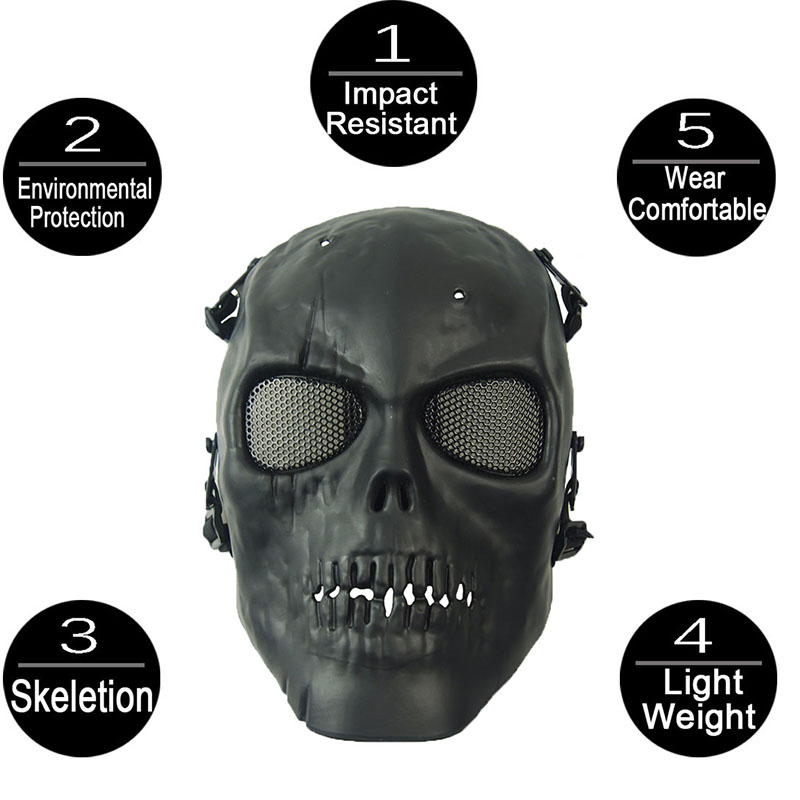 Airsoft Mask Camouflage Cospla - Outdoor Hunting Movies incelemesi ve fiyatı
