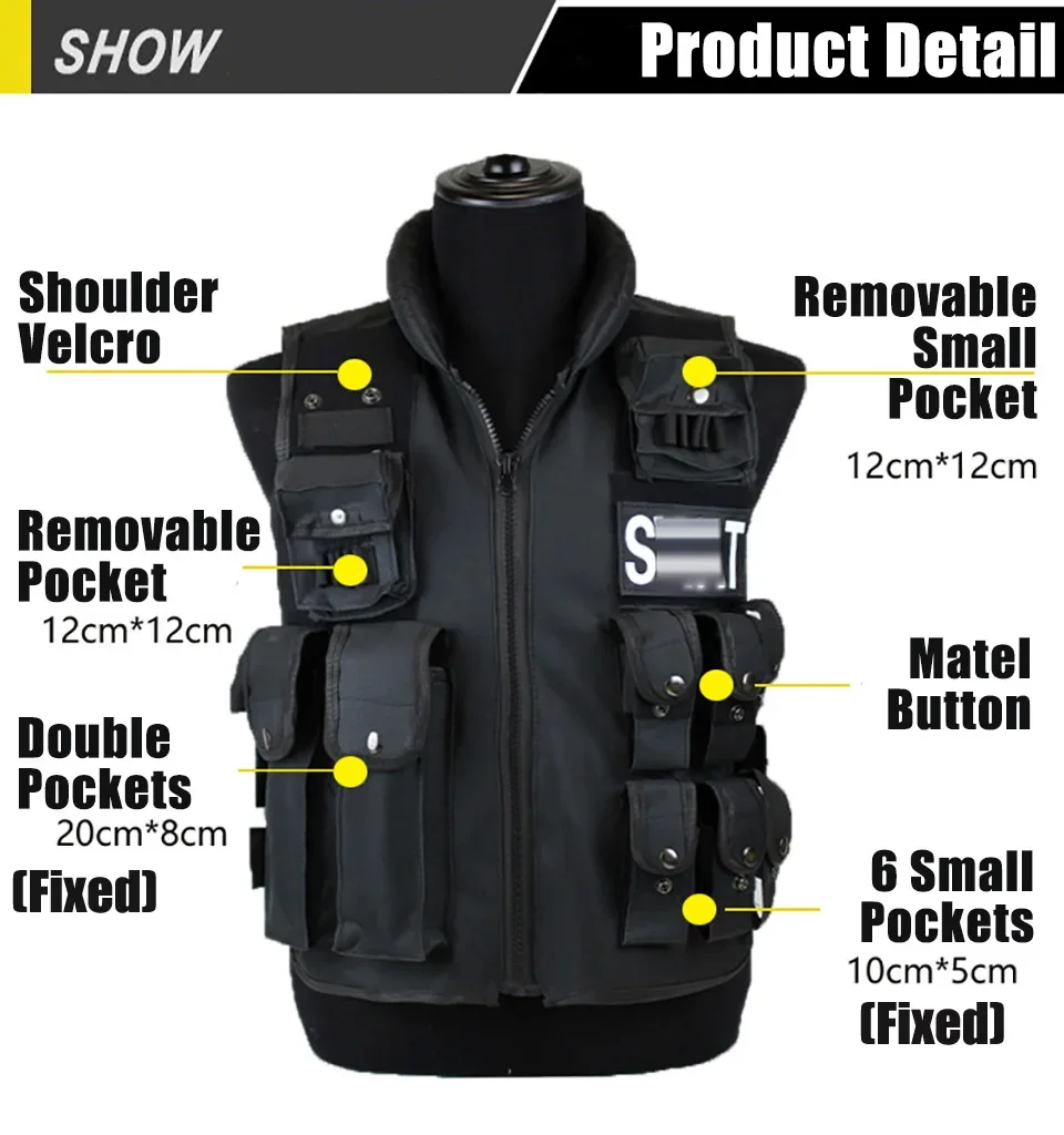 Multi Pockets Tactical Vest Hu - Outdoor Hunting Coat incelemesi ve fiyatı