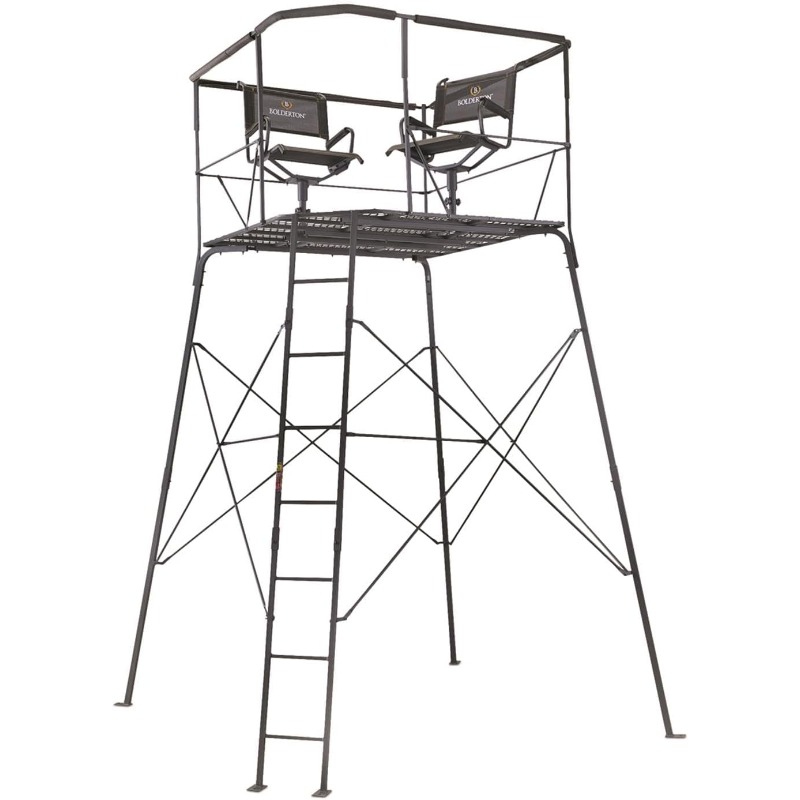 Bolderton 12’ 2-Man Quad Pod;  - Tree Stand Ladder incelemesi ve fiyatı