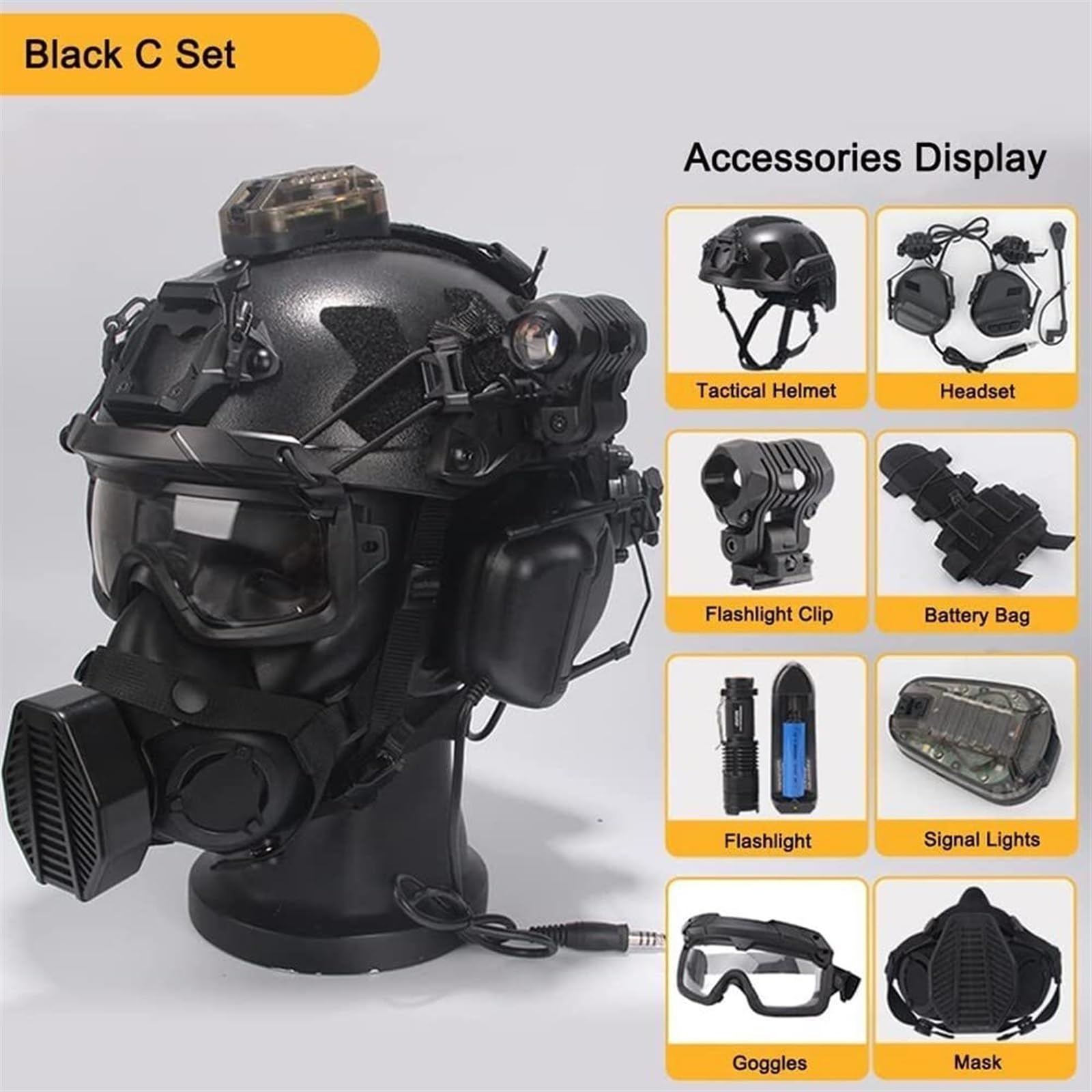 Airsoft Helmet Set with Noise  - Outdoor Hunting Movies incelemesi ve fiyatı