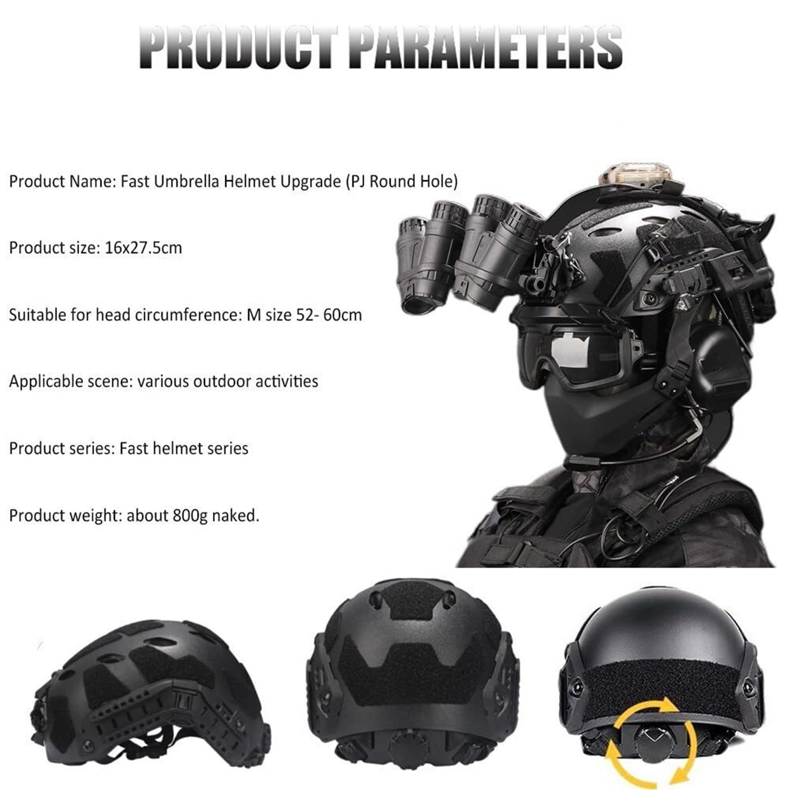 Airsoft Helmet Set with Noise  - Outdoor Hunting Movies incelemesi ve fiyatı