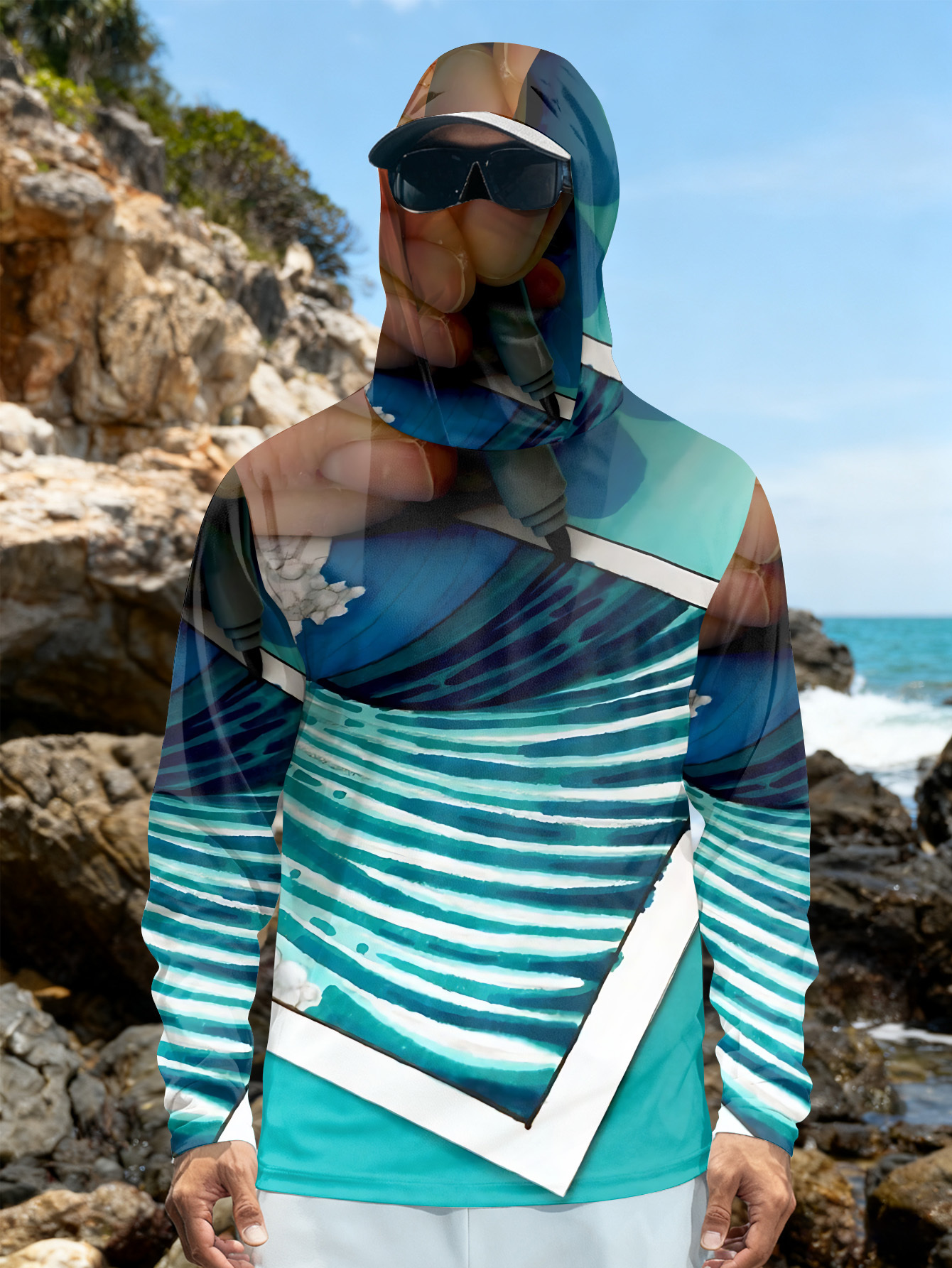 Fishing hooded sweatshirt men' - Hunting Fishing Outdoor incelemesi ve fiyatı