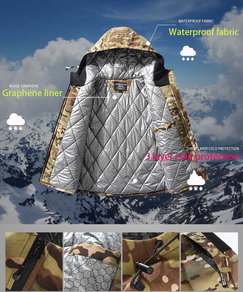 Men Heating Parkas Tactical Ja - Outdoor Hunting Coat incelemesi ve fiyatı