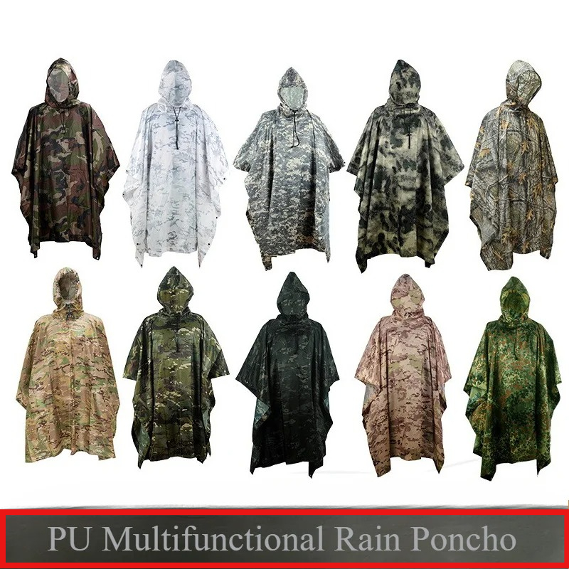 1pc Outdoor Camouflage Mackint - Outdoor Hunting Coat incelemesi ve fiyatı