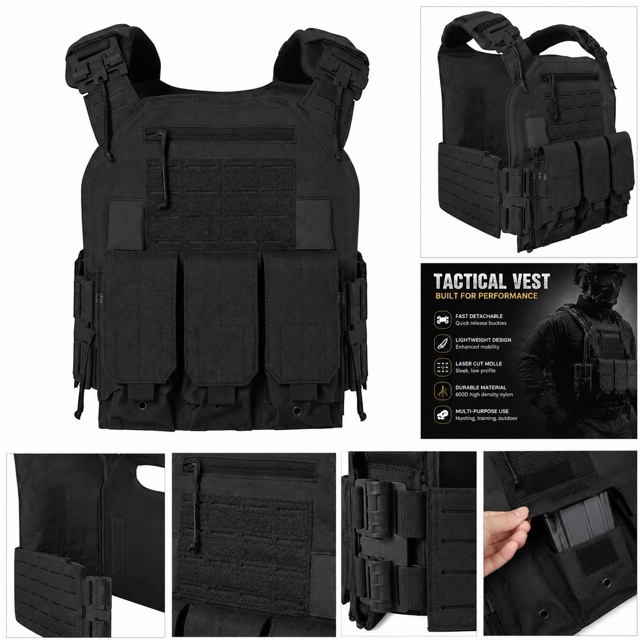 Tactical vest, quick disassemb - Outdoor Hunting Equipment incelemesi ve fiyatı