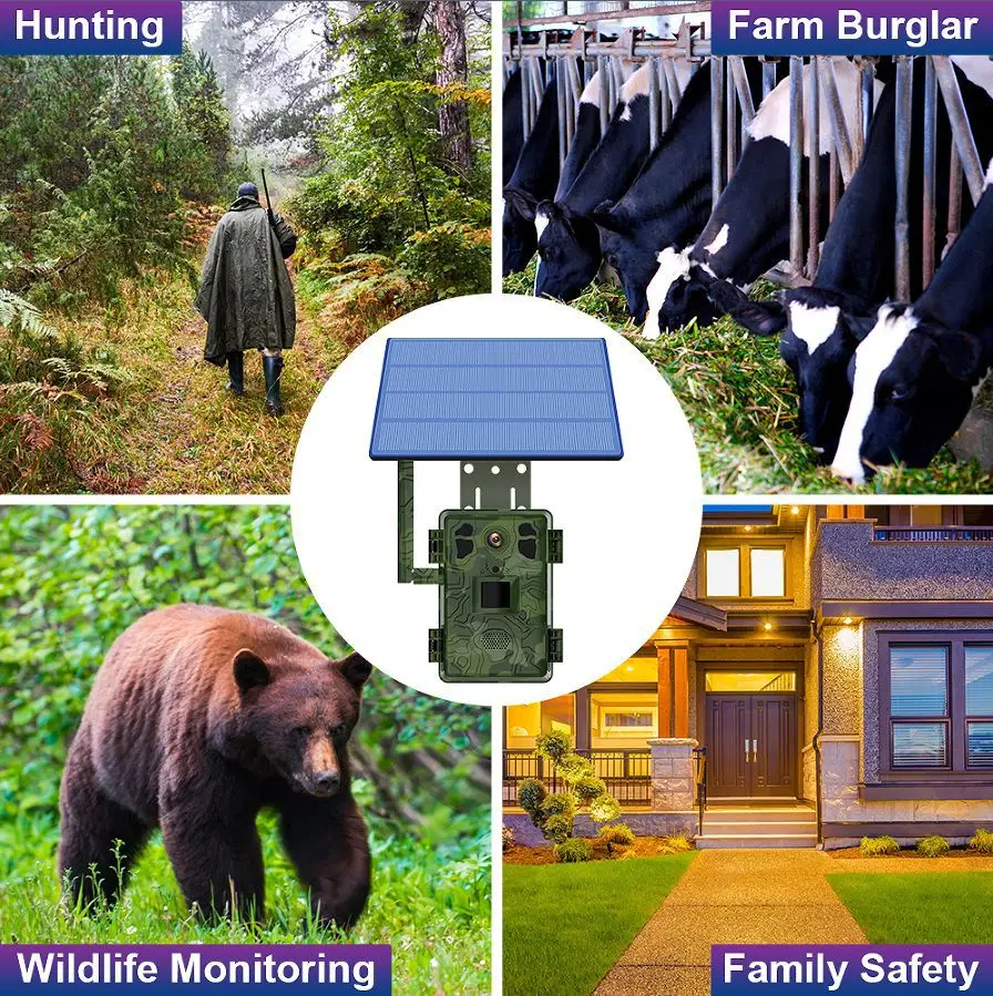 4G LTE Wildlife Solar Hunting  - Outdoor Hunting Video Camera incelemesi ve fiyatı