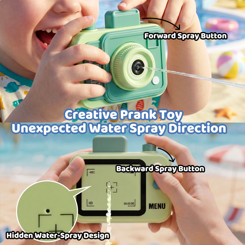 Double-sided Water Gun Camera  - Outdoor Hunting Toys incelemesi ve fiyatı