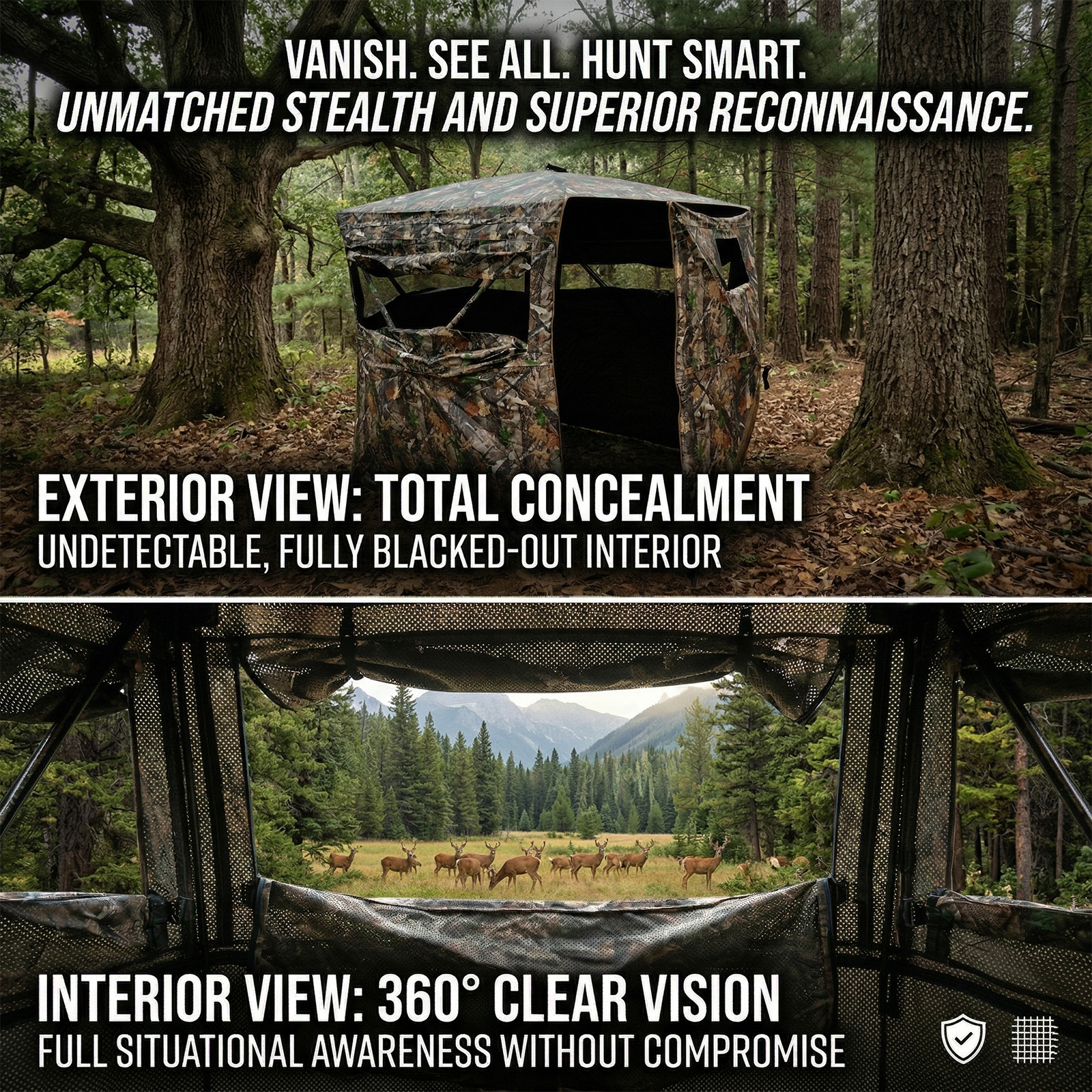 Camouflage Pop-Up Hunting Blin - Hunting & Outdoor Supplies incelemesi ve fiyatı