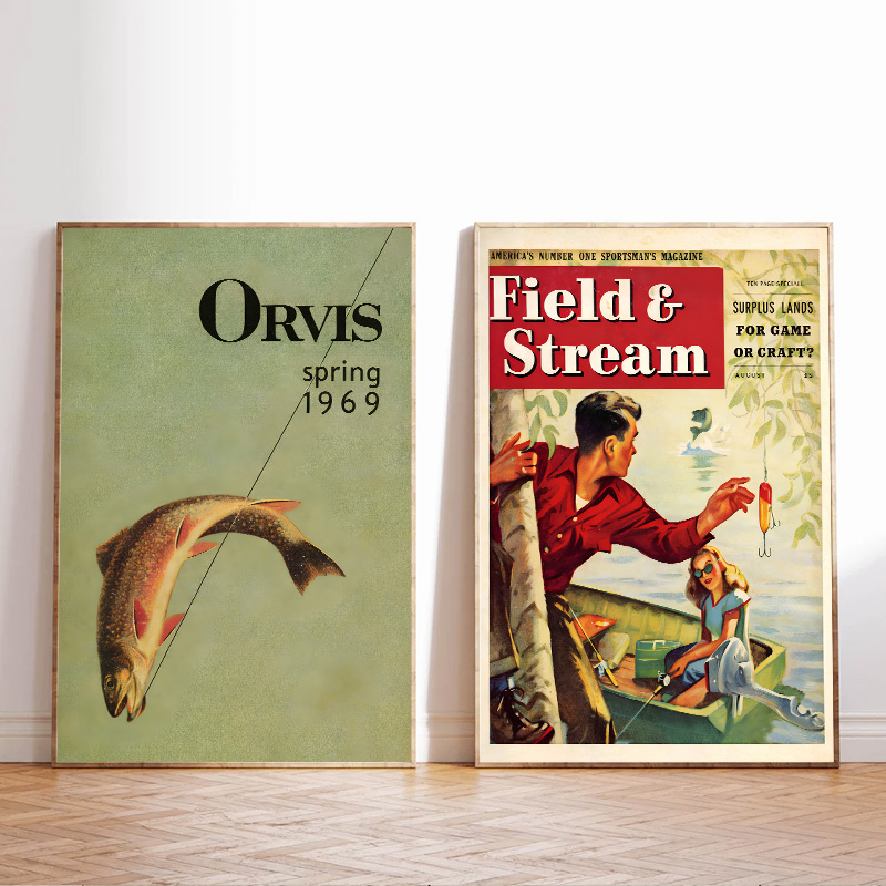 Vintage American Outdoor Hunti - Outdoor Hunting Paintings incelemesi ve fiyatı