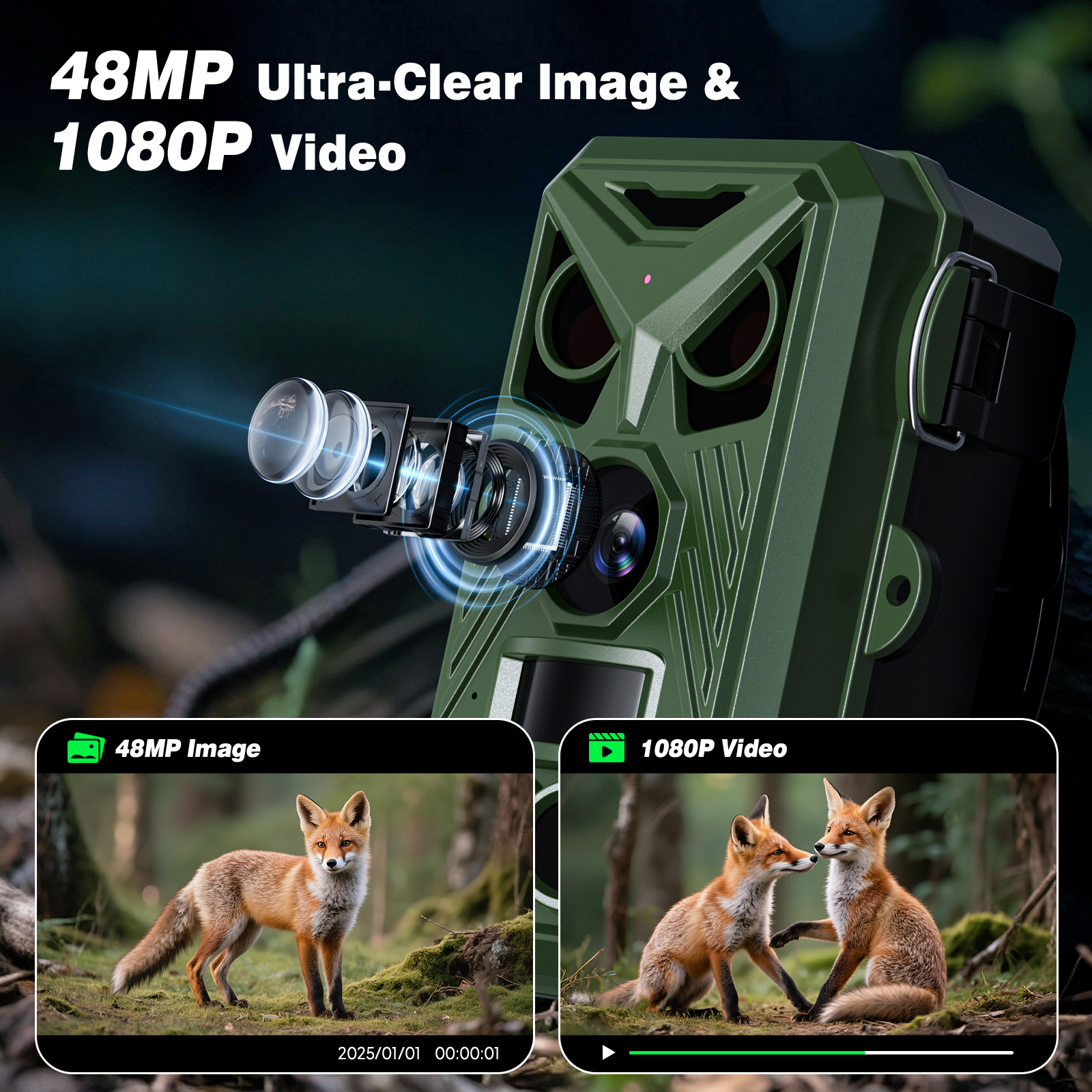 HD Infrared Hunting Camera 2.4 - Outdoor Hunting Video Camera incelemesi ve fiyatı