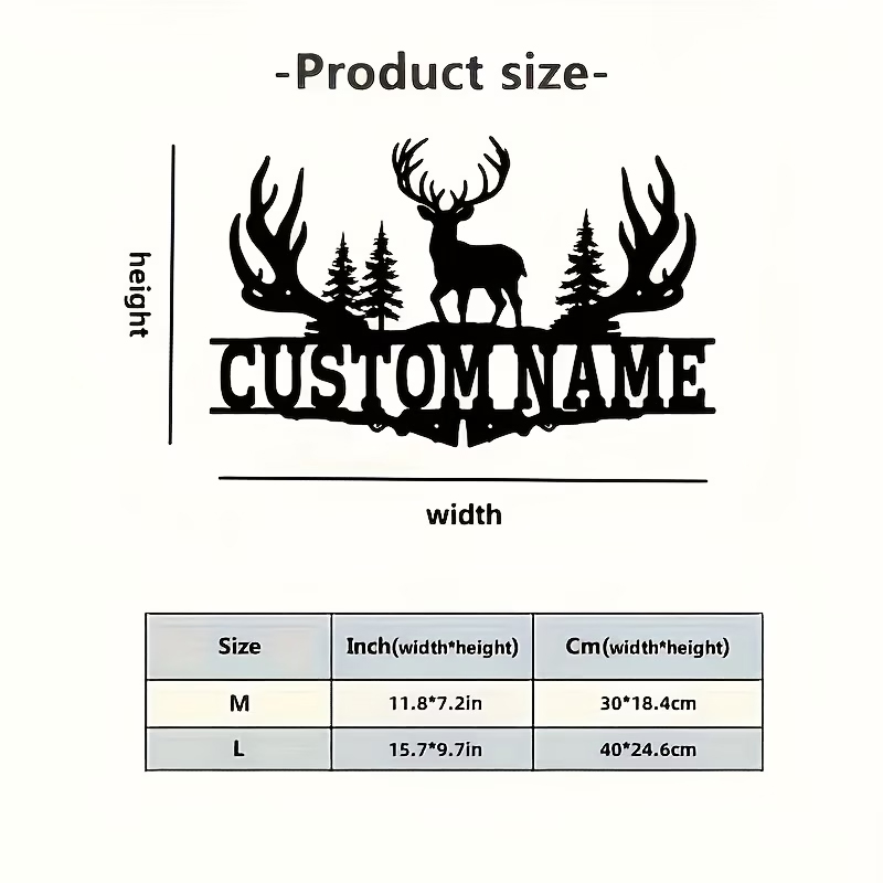 Customizable Rustic Deer Antle - Hunting Outdoor Christmas Decorations incelemesi ve fiyatı