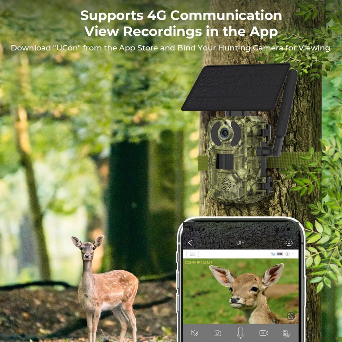 EU 4G Cellular 2K Battery Sola - Outdoor Hunting Video Camera incelemesi ve fiyatı