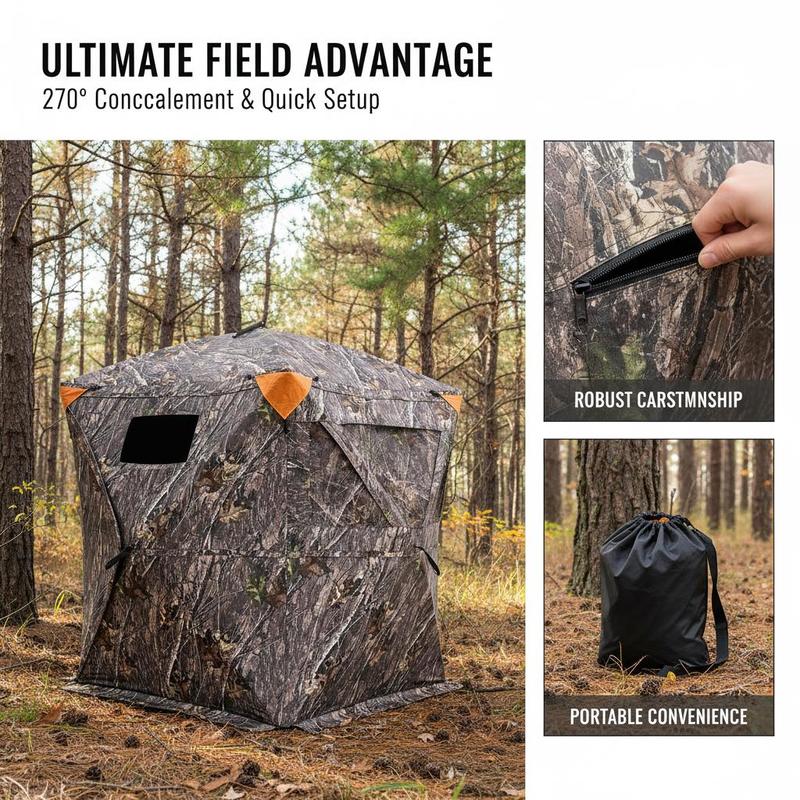 Ground Hunting Tent 60x60x66 I - Hunting & Outdoor Supplies incelemesi ve fiyatı
