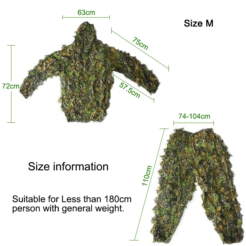 Men Women Kids Outdoor Ghillie - Outdoor Hunting Coat incelemesi ve fiyatı