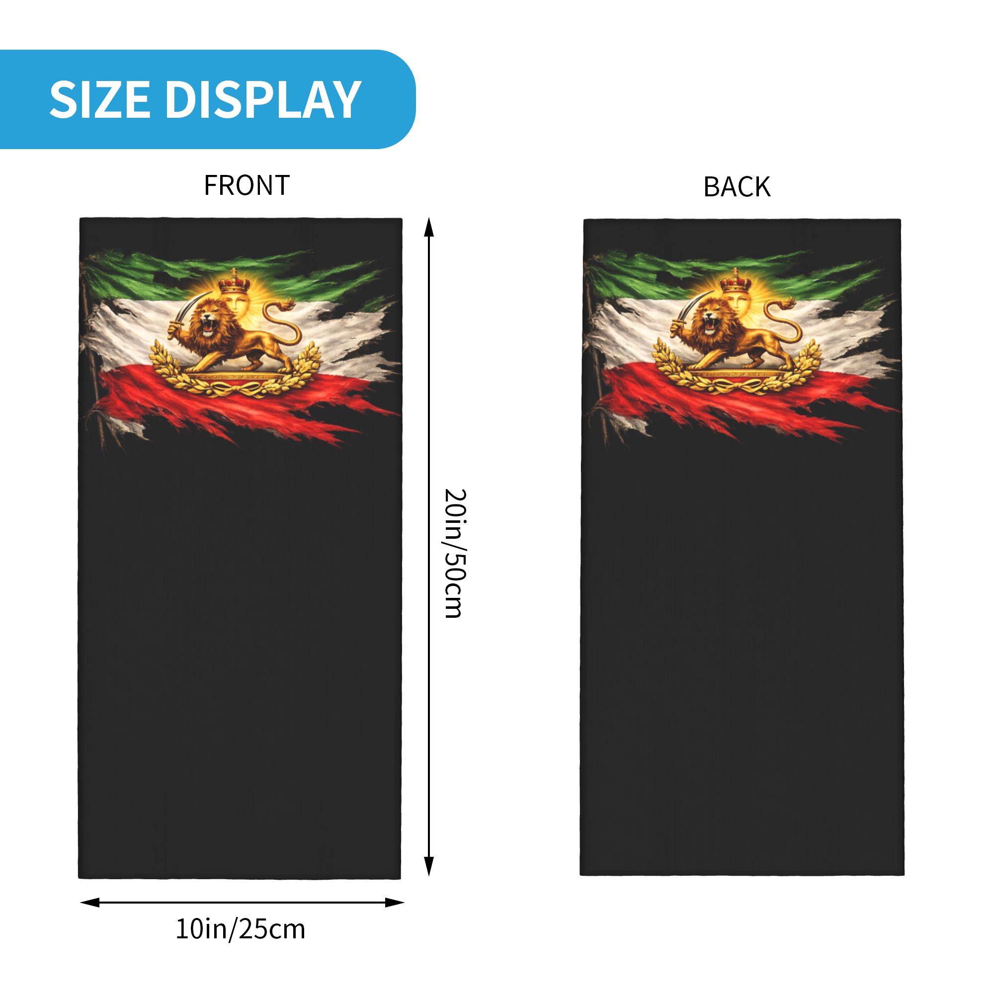 Iran Flag with Lion and Sun Em - Hunting Fishing Outdoor incelemesi ve fiyatı