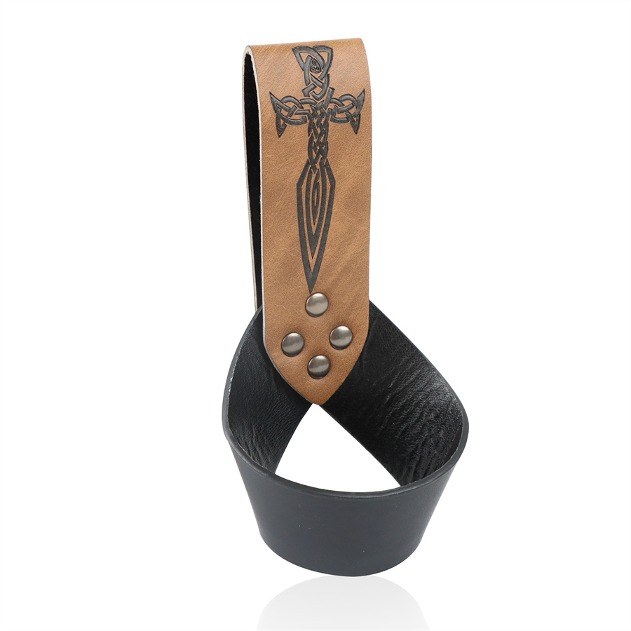 1pc Medieval PU Leather Sword  - Outdoor Hunting Movies incelemesi ve fiyatı