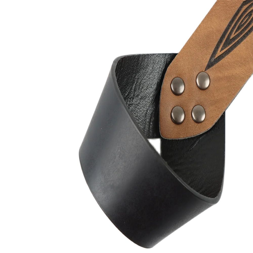 1pc Medieval PU Leather Sword  - Outdoor Hunting Movies incelemesi ve fiyatı