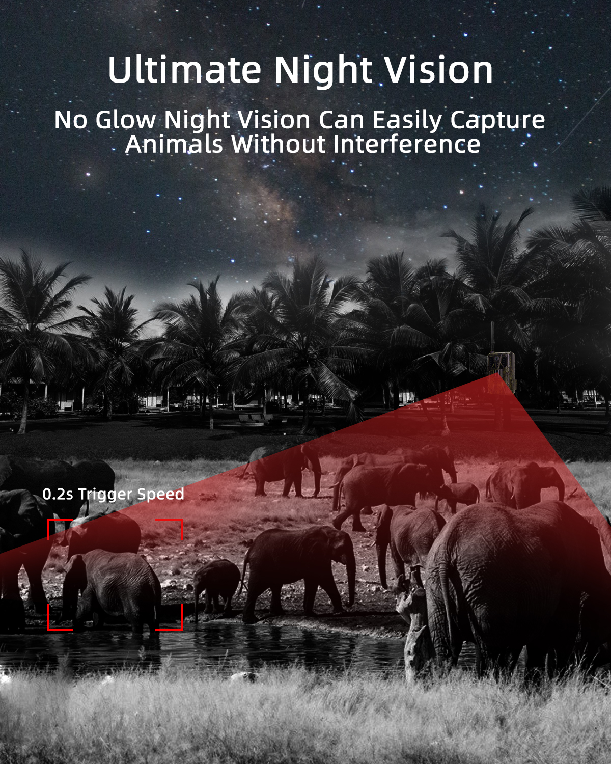 4K 30fps Trail Camera with APP - Outdoor Hunting Video Camera incelemesi ve fiyatı