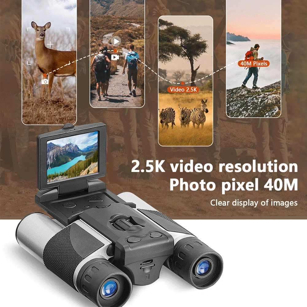 8X Digital Zoom Camera Binocul - Outdoor Hunting Video Camera incelemesi ve fiyatı