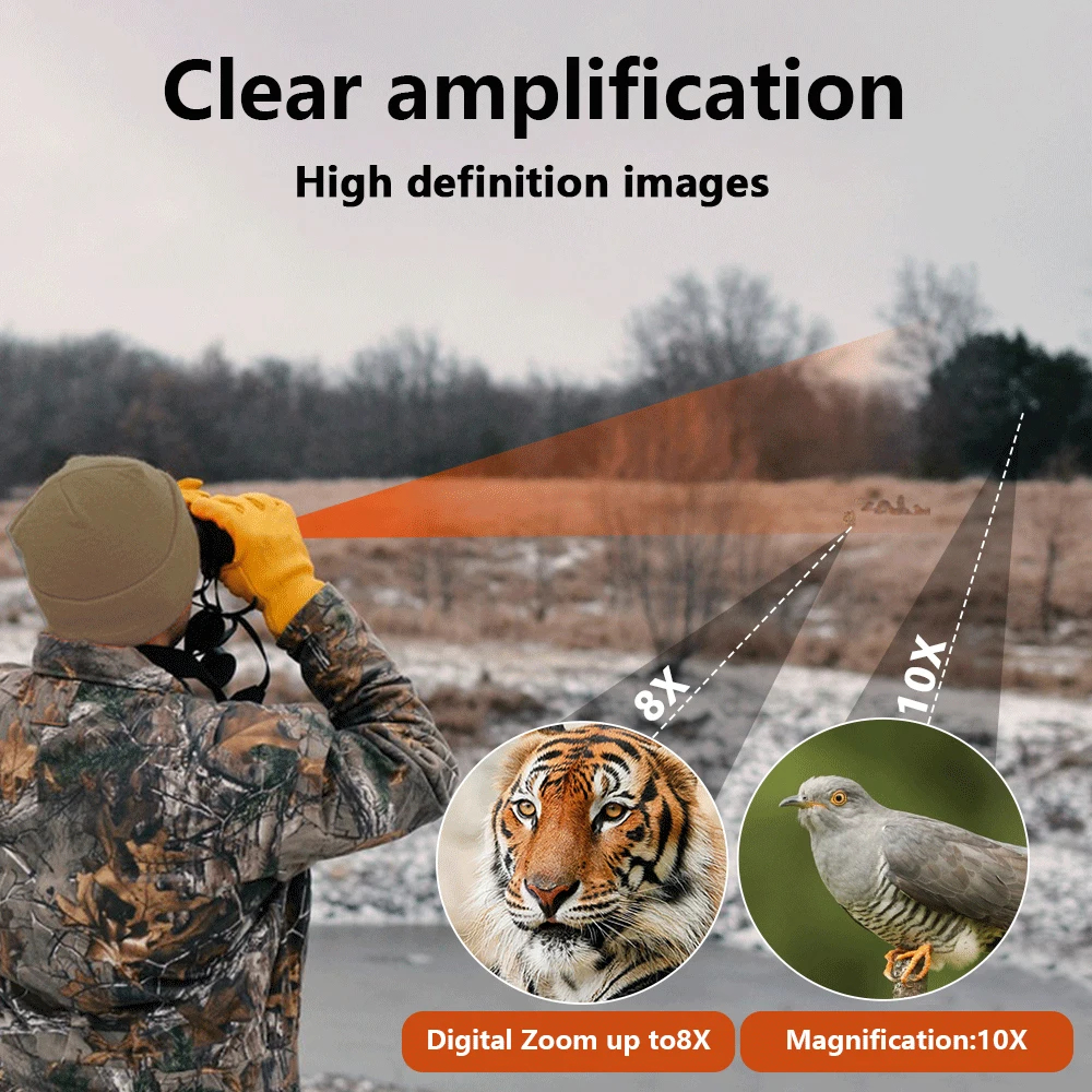 8X Digital Zoom Camera Binocul - Outdoor Hunting Video Camera incelemesi ve fiyatı