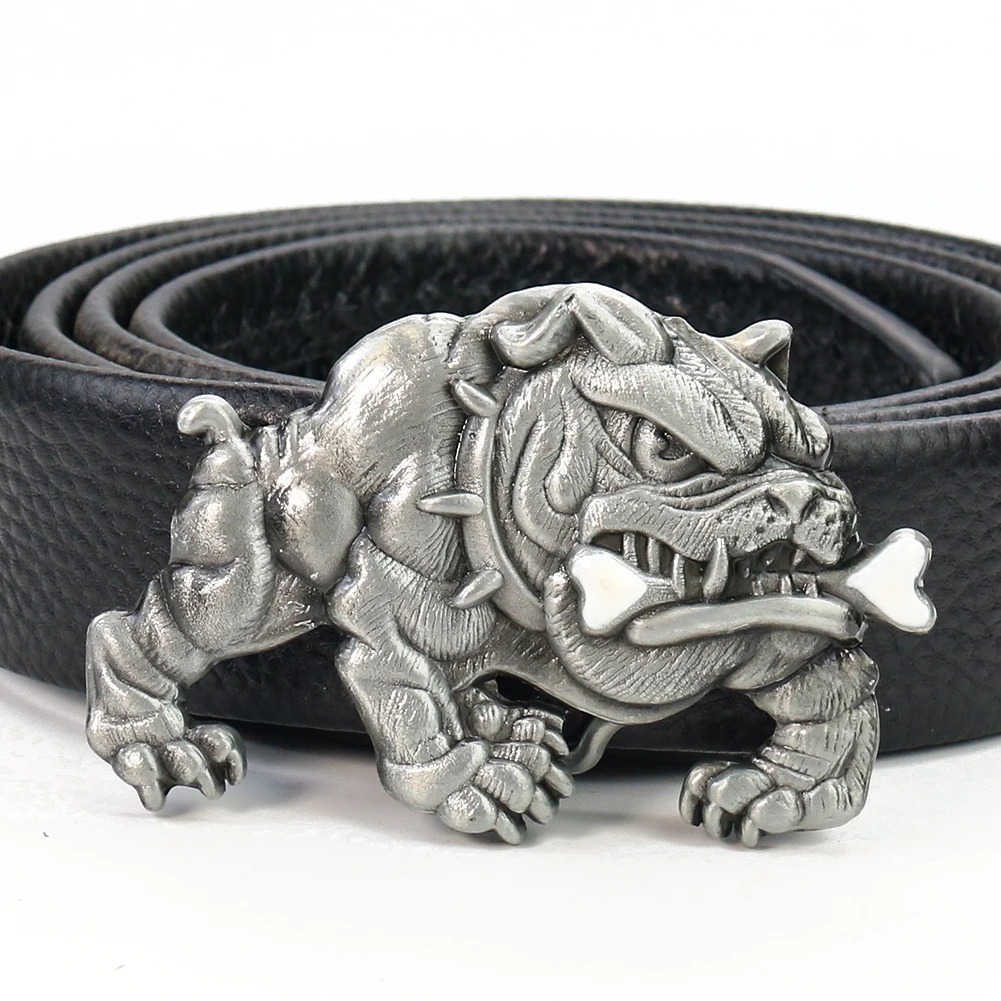 Pit Bull Dog Fangs Belt Buckle - Outdoor Hunting Dogs incelemesi ve fiyatı