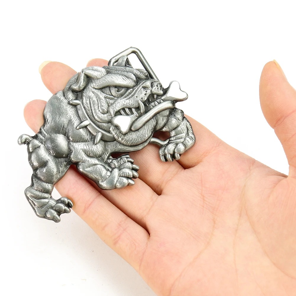 Pit Bull Dog Fangs Belt Buckle - Outdoor Hunting Dogs incelemesi ve fiyatı