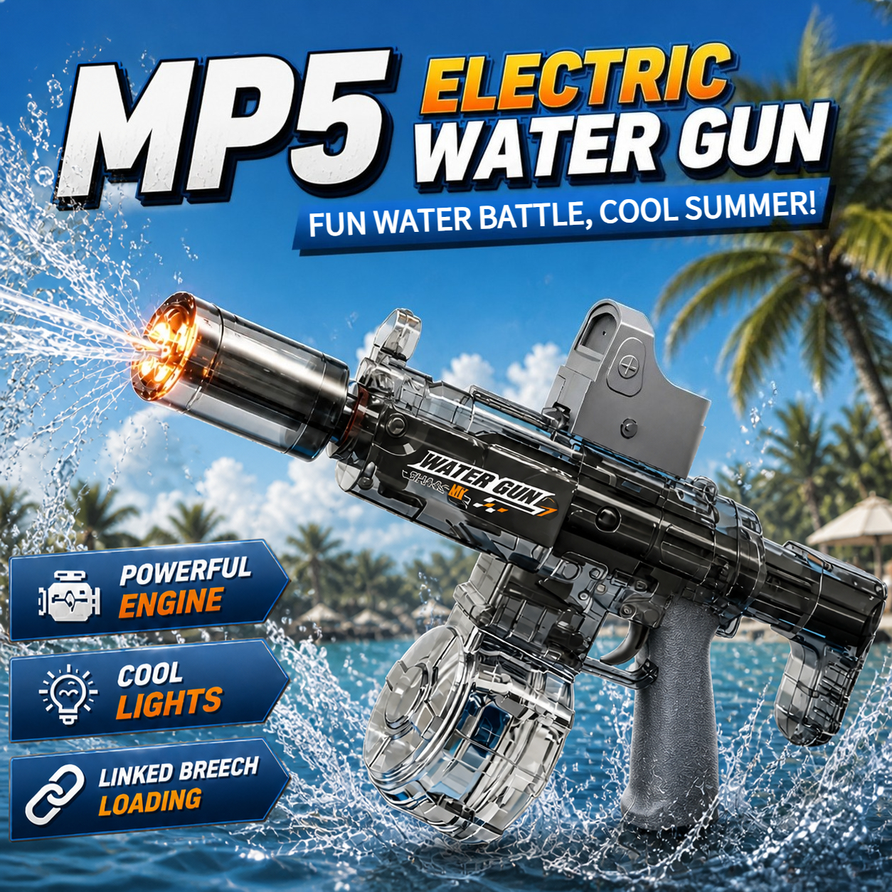 Electric Water Gun Simulation  - Outdoor Hunting Toys incelemesi ve fiyatı