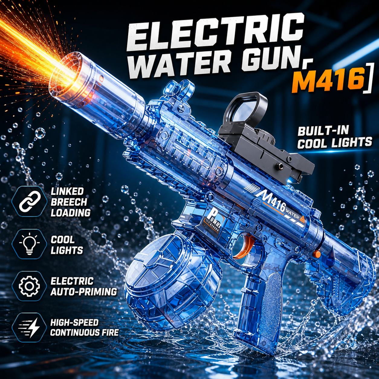 Electric Water Gun Simulation  - Outdoor Hunting Toys incelemesi ve fiyatı