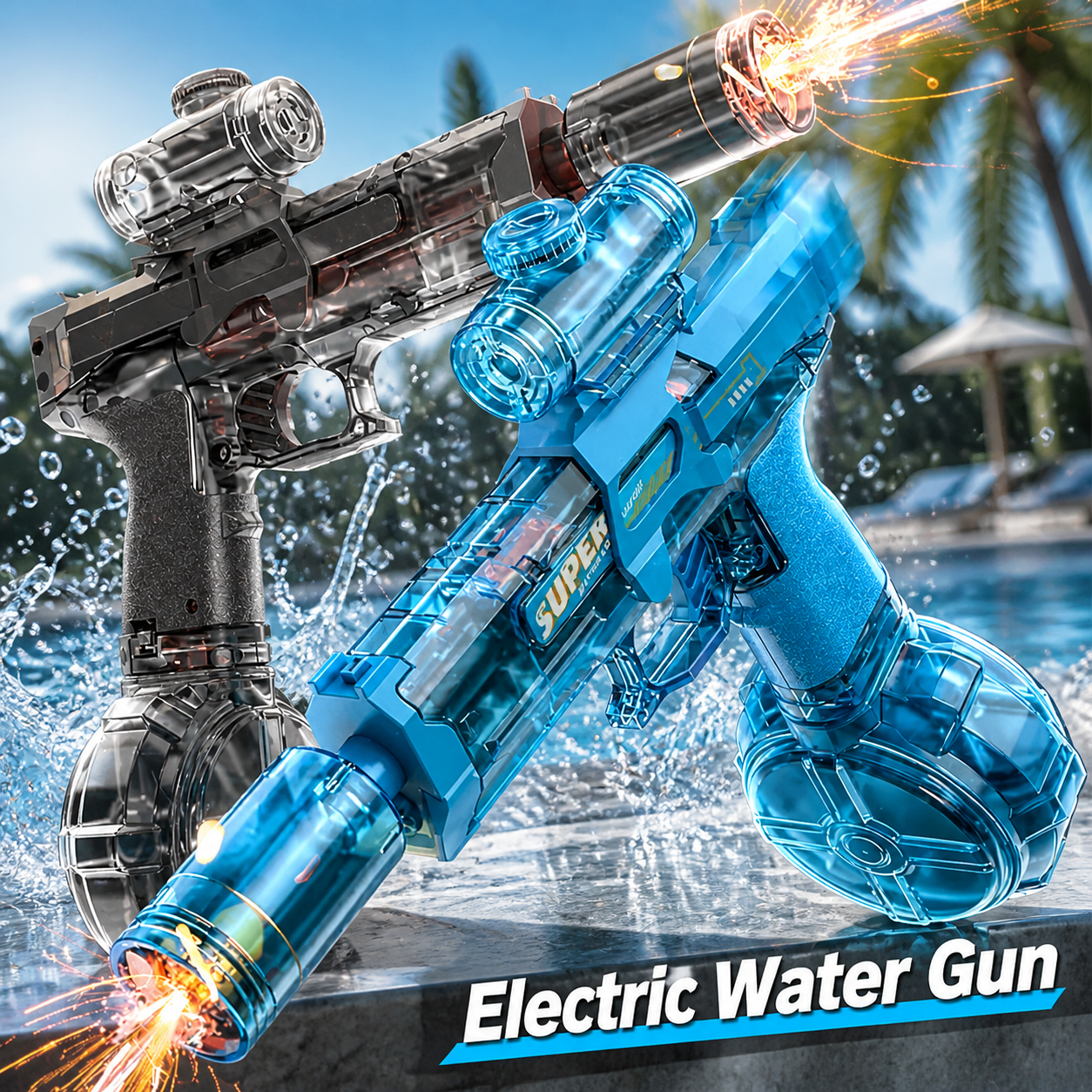 Electric Water Gun Simulation  - Outdoor Hunting Toys incelemesi ve fiyatı