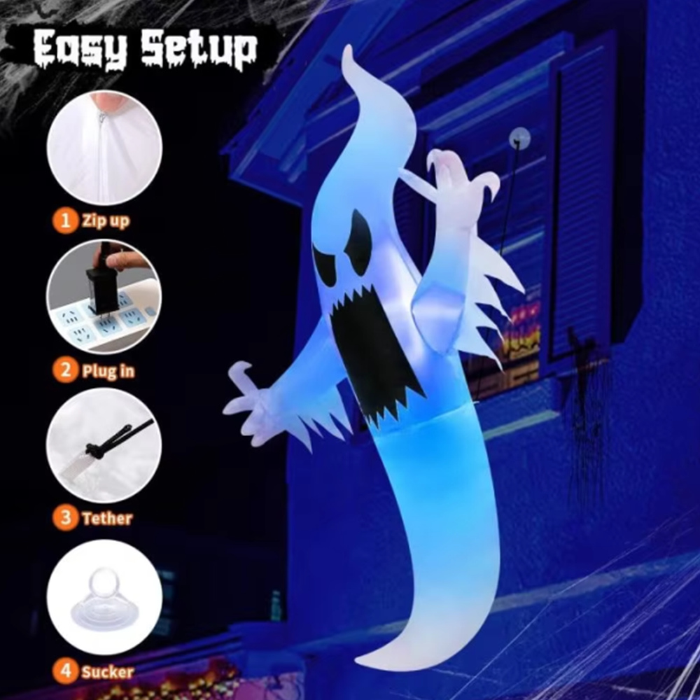 1.7M Halloween Inflatable Wind - Outdoor Hunting House incelemesi ve fiyatı