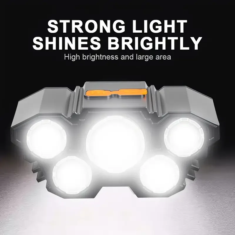 Portable 5LED Outdoor Headlamp - Hunting Fishing Outdoor incelemesi ve fiyatı